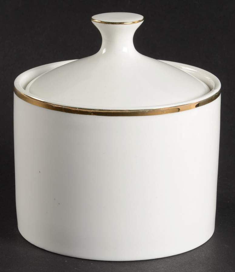 Elegance Gold Sugar Bowl & Lid by Farberware-1