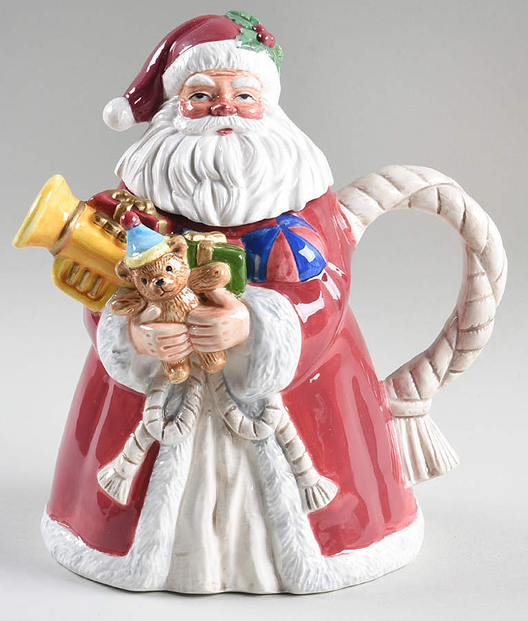 Yule Gifts Teapot & Lid by Fitz & Floyd-1