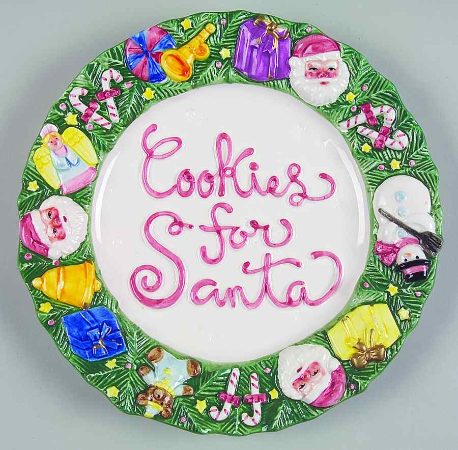 Yule Gifts Cookie Plate by Fitz & Floyd-1