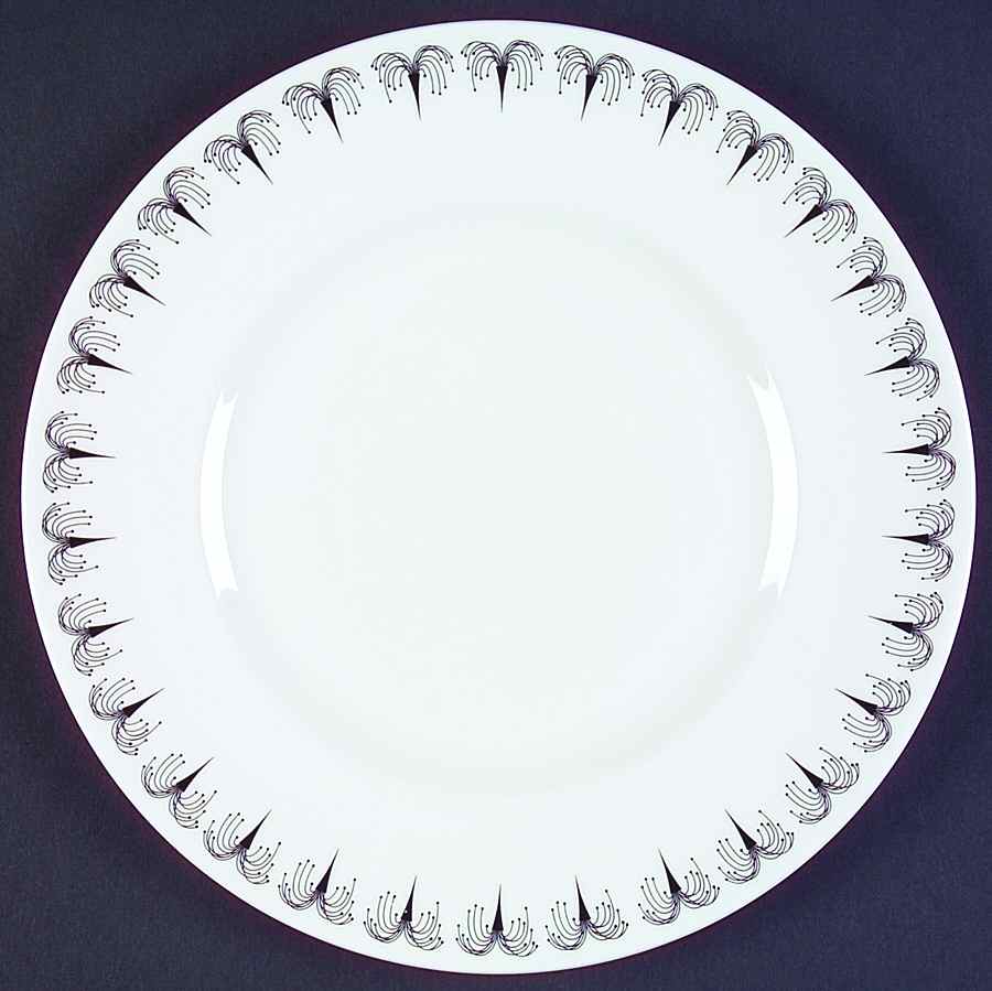 Domino Dinner Plate by Foley-1