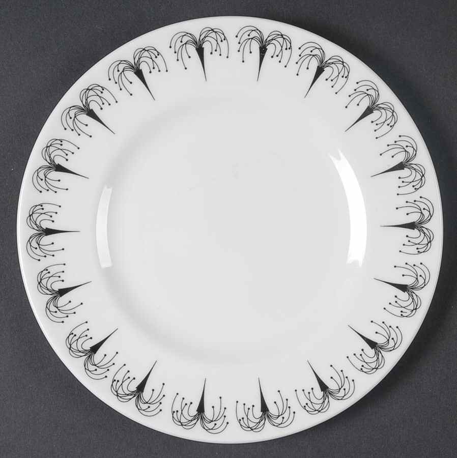 Domino Bread & Butter Plate by Foley-1