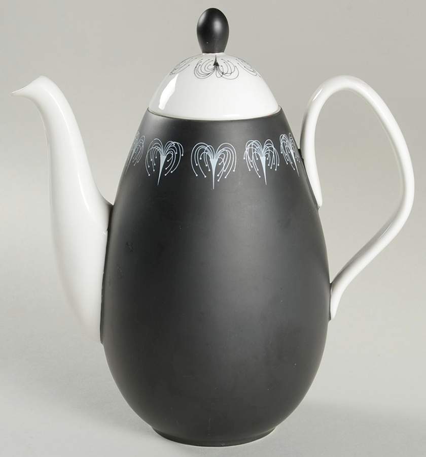 Domino Coffee Pot & Lid by Foley-1