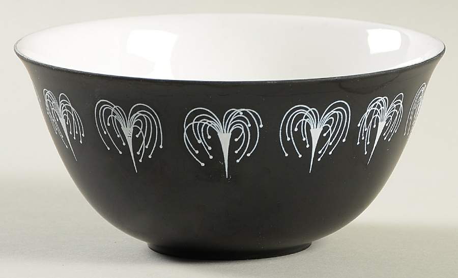 Domino Cranberry Bowl by Foley-1