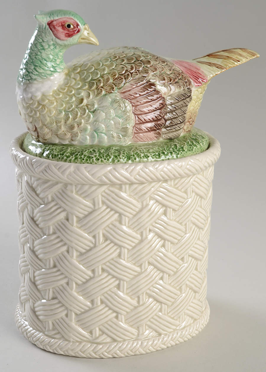 Autumn Leaves Large Canister & Lid by Fitz & Floyd-1