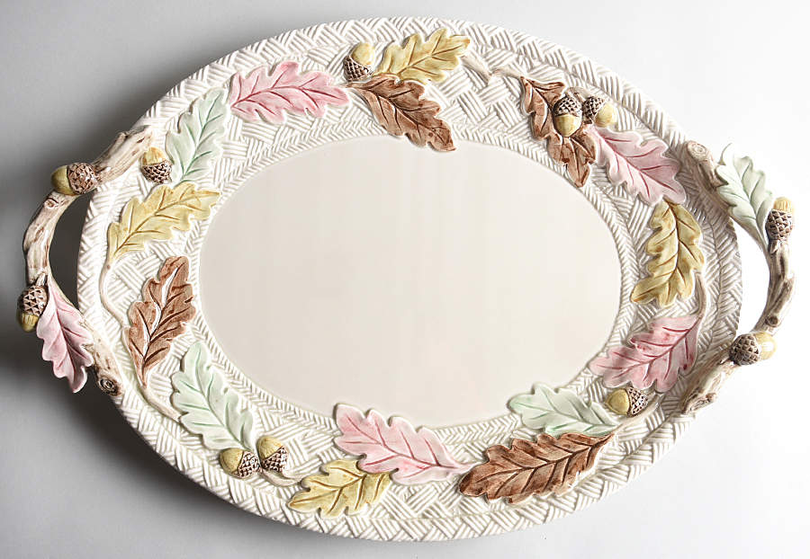Autumn Leaves 20" Oval Serving Platter by Fitz & Floyd-1