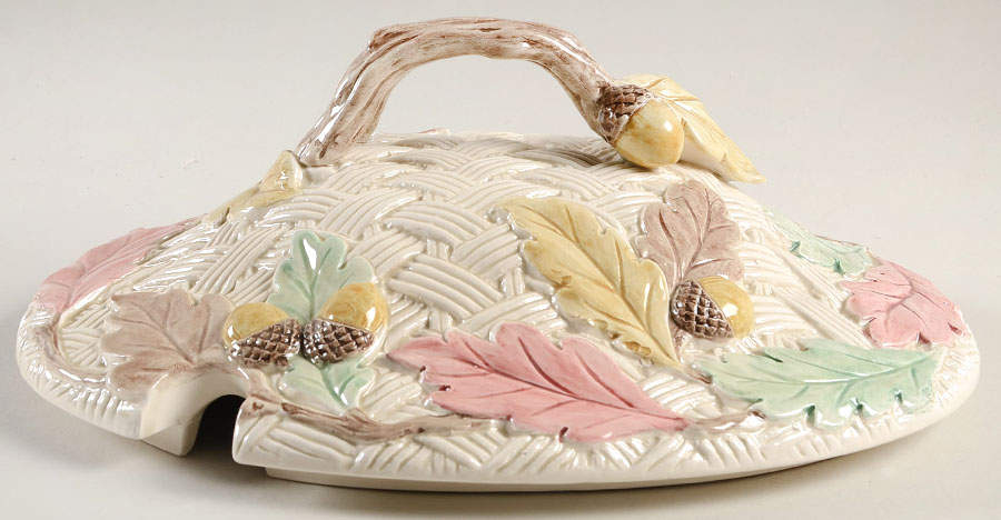 Autumn Leaves Lid for Oval Tureen by Fitz & Floyd-1