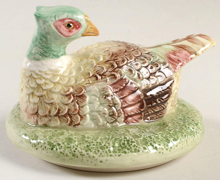 Autumn Leaves Lid for Flat Cream Soup Bowl by Fitz & Floyd-1