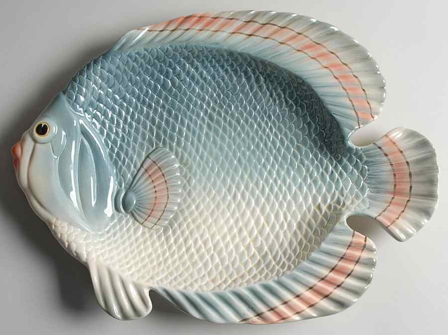 Fish Market (Newer, 2000) 15" Fish Platter by Fitz & Floyd-1