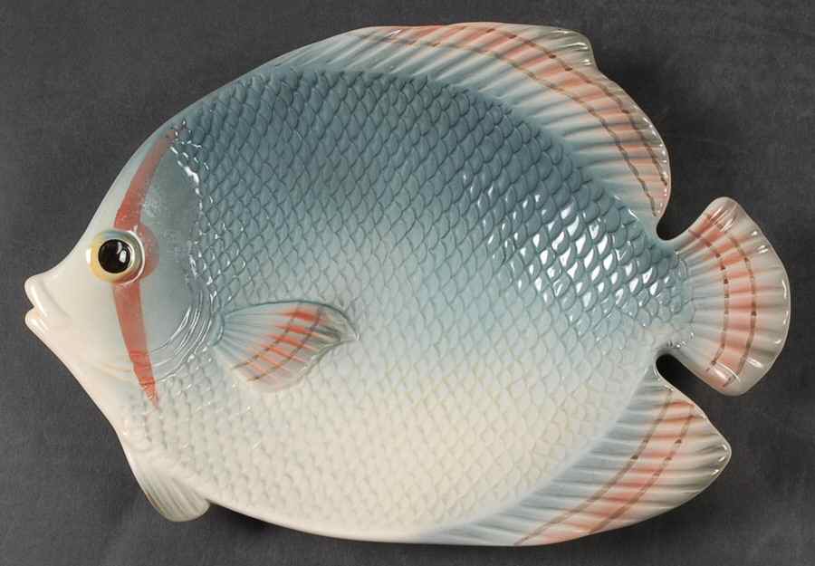 Fish Market (Newer, 2000) Salad Plate by Fitz & Floyd-1