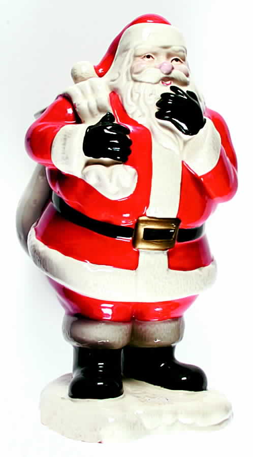 Santa 10" Vase by Fitz & Floyd-1