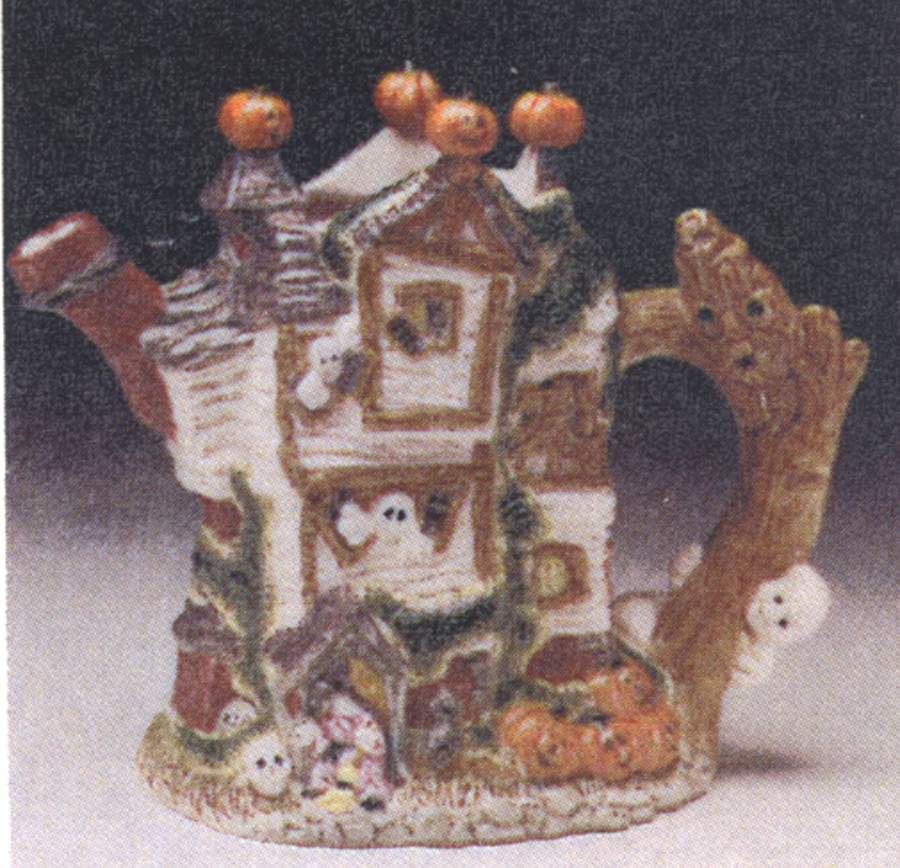 Haunted House Pitcher by Fitz & Floyd-1