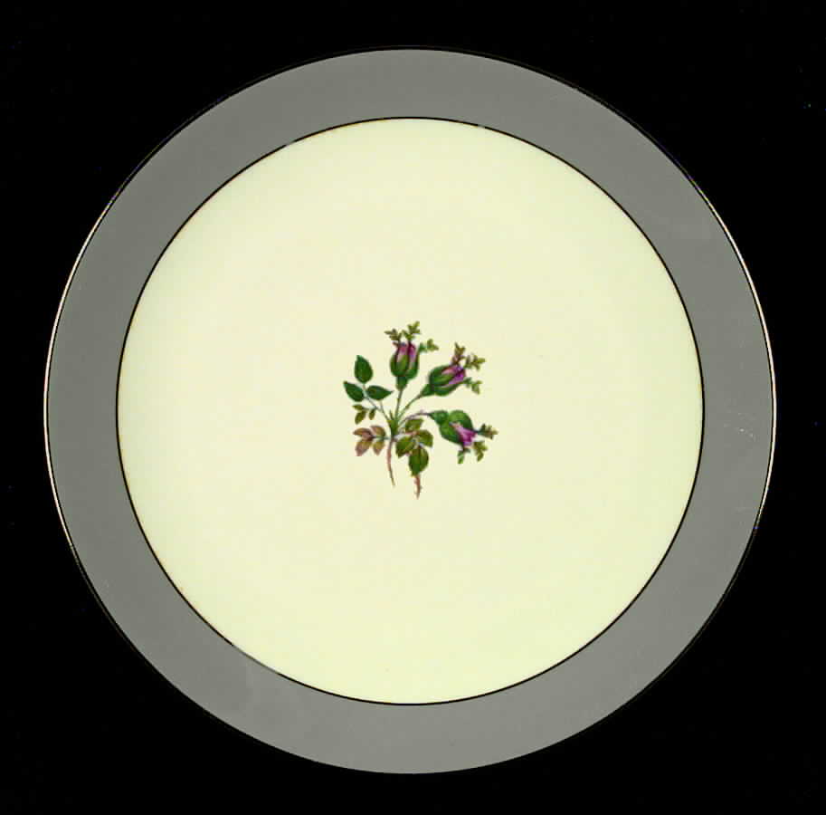 San Marino (Gold Trim, Rim & Coupe) Coupe Dinner Plate by Flintridge-1