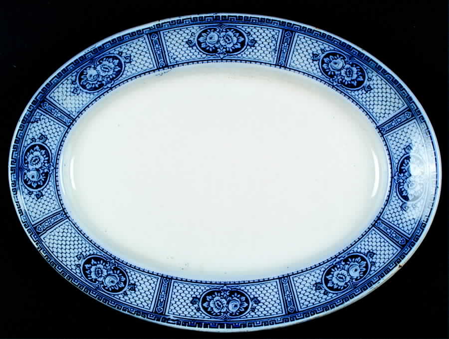 Ilford 15" Oval Serving Platter by Ford & Sons-1