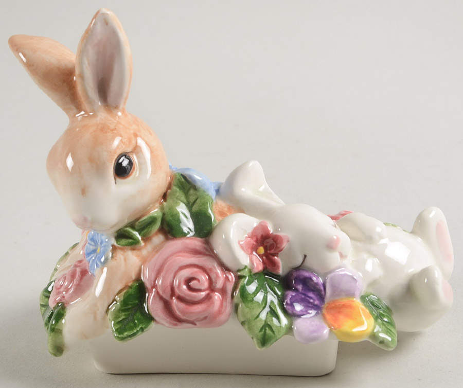 Mayfair Bunny Lid for Sugar Bowl by Fitz & Floyd-1