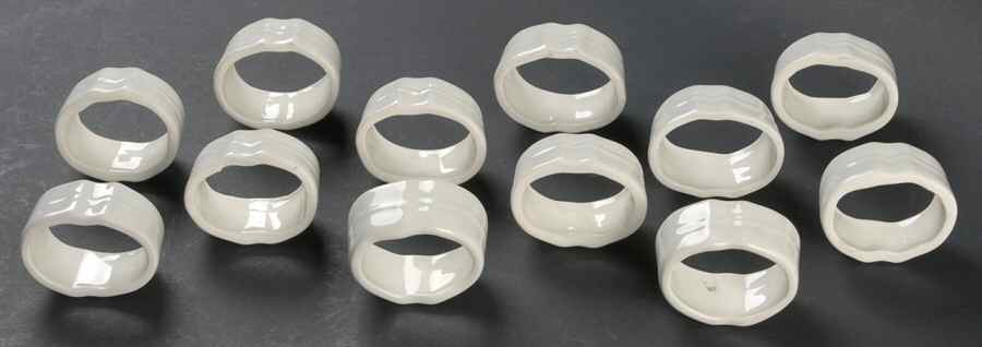 French Buffet Napkin Ring - Set of 12 Boxed by Farberware-1