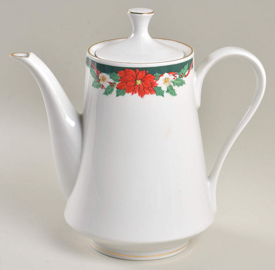 Deck the Halls Coffee Pot & Lid by Fairfield-1