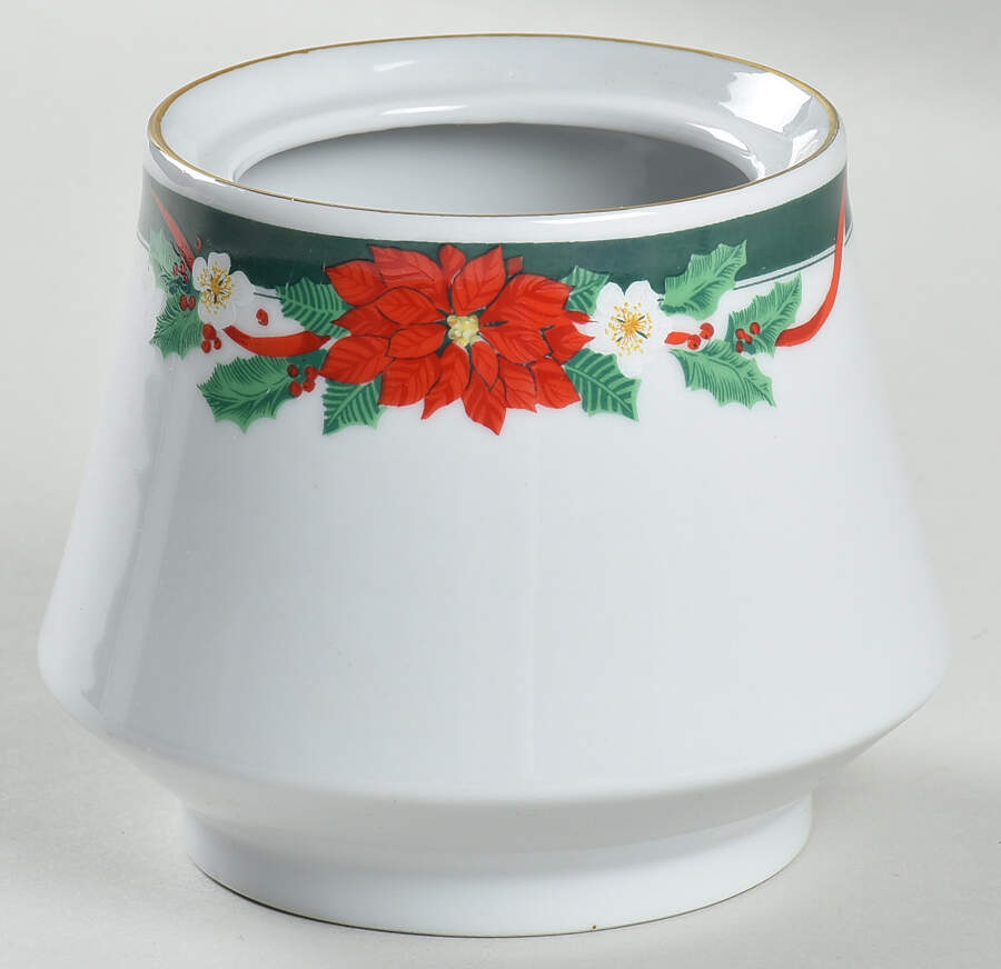 Deck the Halls Sugar Bowl No Lid by Fairfield-1