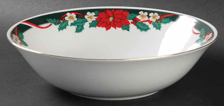 Deck the Halls 9" Round Vegetable Bowl by Fairfield-1