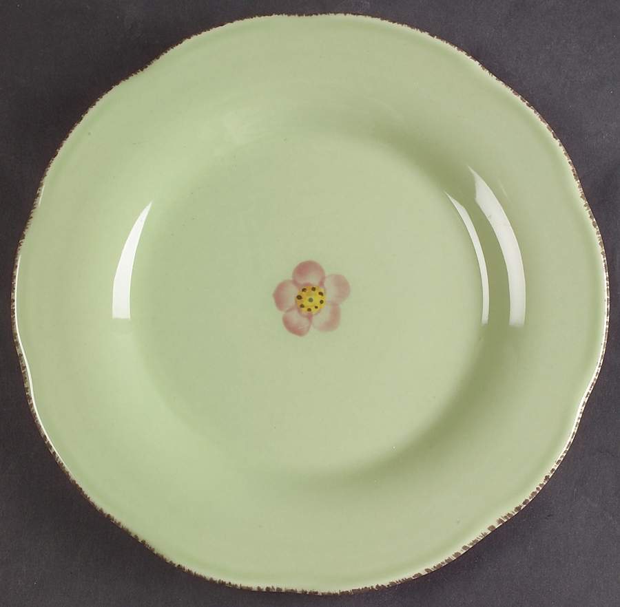 Flora Verde (Green) Salad Plate by Franciscan-1