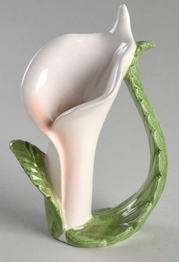 Lily of The Valley Single Light Candlestick by Fitz & Floyd-1