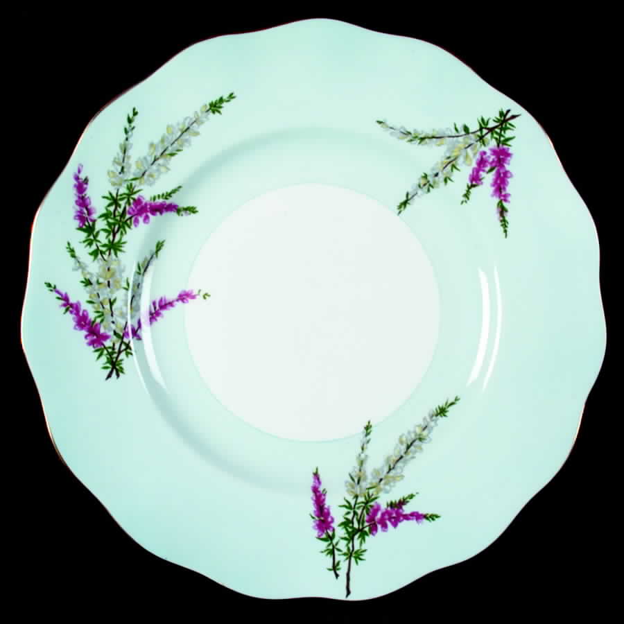Highland Heather (15 Scalloped Salad Plate) Dinner Plate by Foley-1