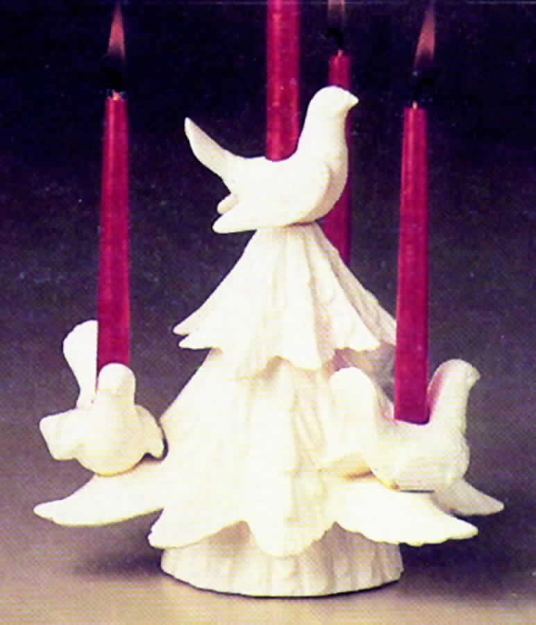 Spirits of Christmas Four Light Candlestick by Fitz & Floyd-1