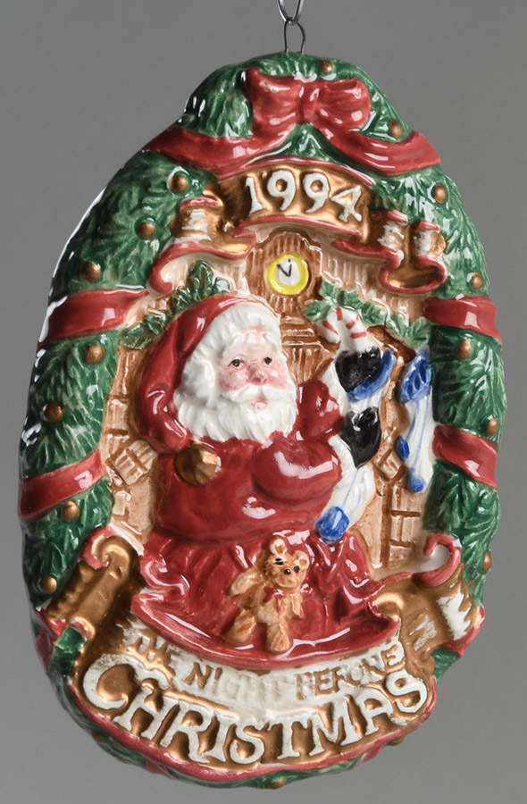 The Night Before Christmas Ornament by Fitz & Floyd-1