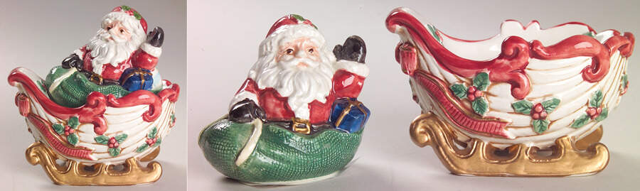 The Night Before Christmas Salt & Pepper Set by Fitz & Floyd-1