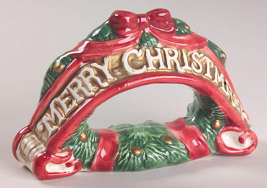 The Night Before Christmas Napkin Ring by Fitz & Floyd-1