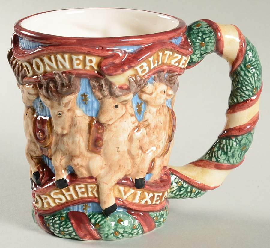 The Night Before Christmas Mug by Fitz & Floyd-1