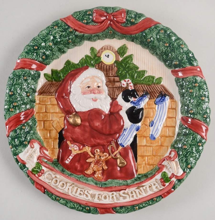 The Night Before Christmas Cookie Plate by Fitz & Floyd-1