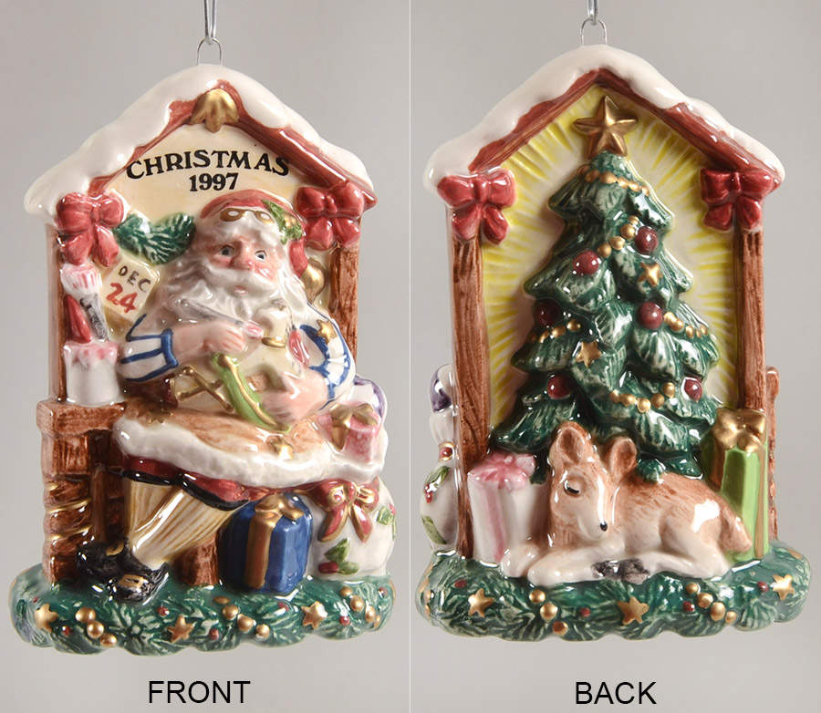 Santa's Magic Workshop Ornament by Fitz & Floyd-1