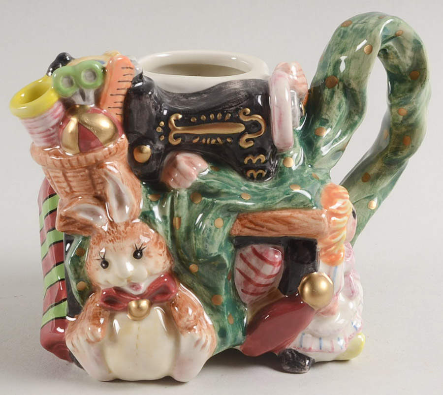 Santa's Magic Workshop Creamer No Lid by Fitz & Floyd-1