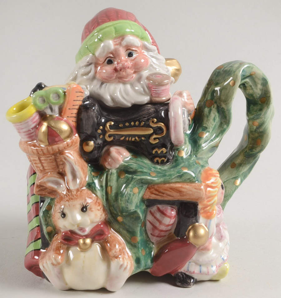 Santa's Magic Workshop Creamer & Lid by Fitz & Floyd-1