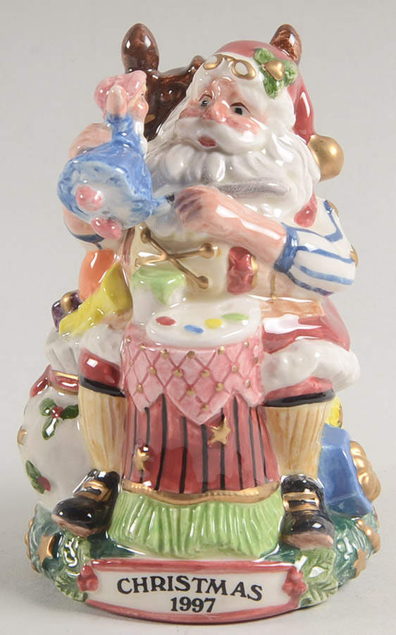 Santa's Magic Workshop Bell by Fitz & Floyd-1