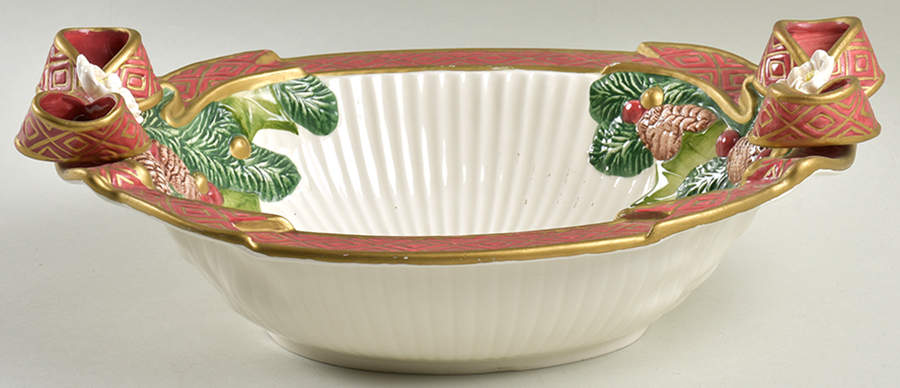 Christmas Rose Centerpiece by Fitz & Floyd-1