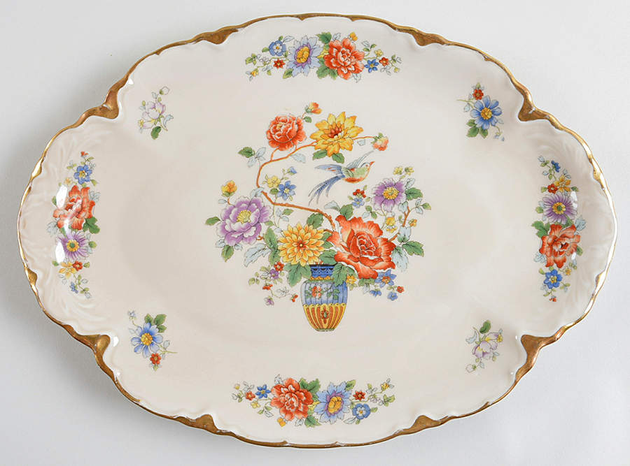 FRF4 13" Oval Serving Platter by Fraunfelter-1