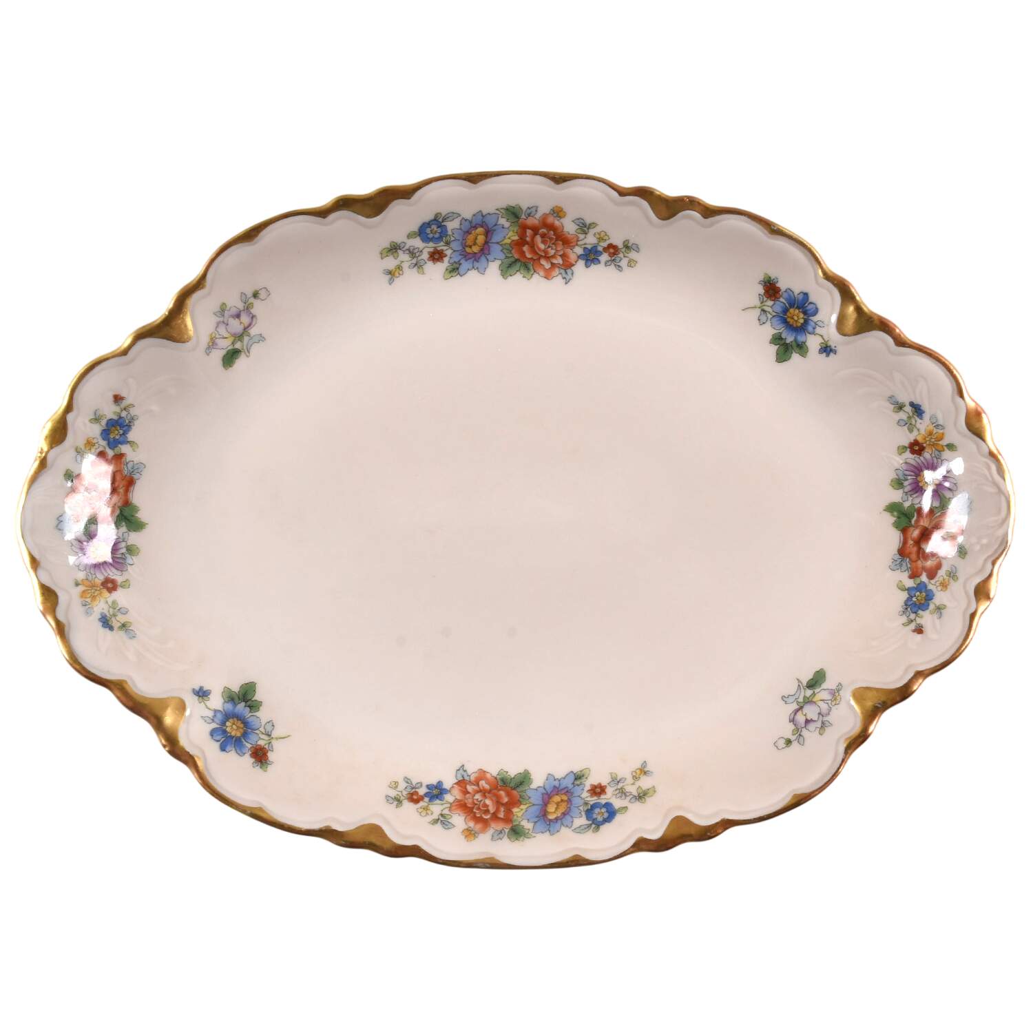 FRF4 11" Oval Serving Platter by Fraunfelter-1
