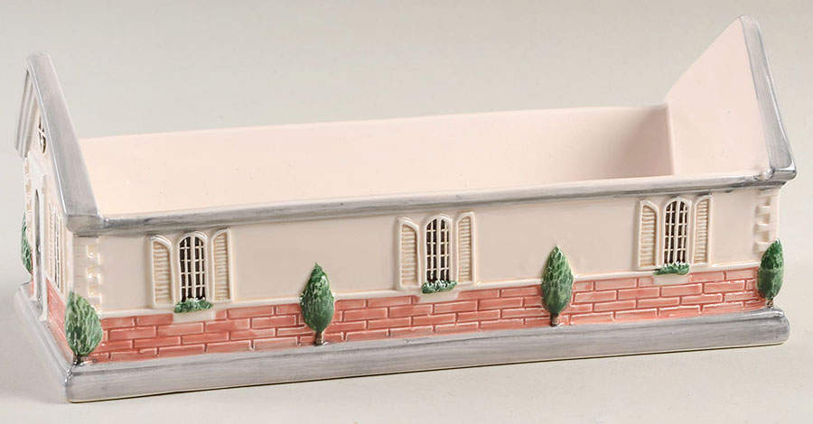 Chateau Cracker Server-Boat by Fitz & Floyd-1