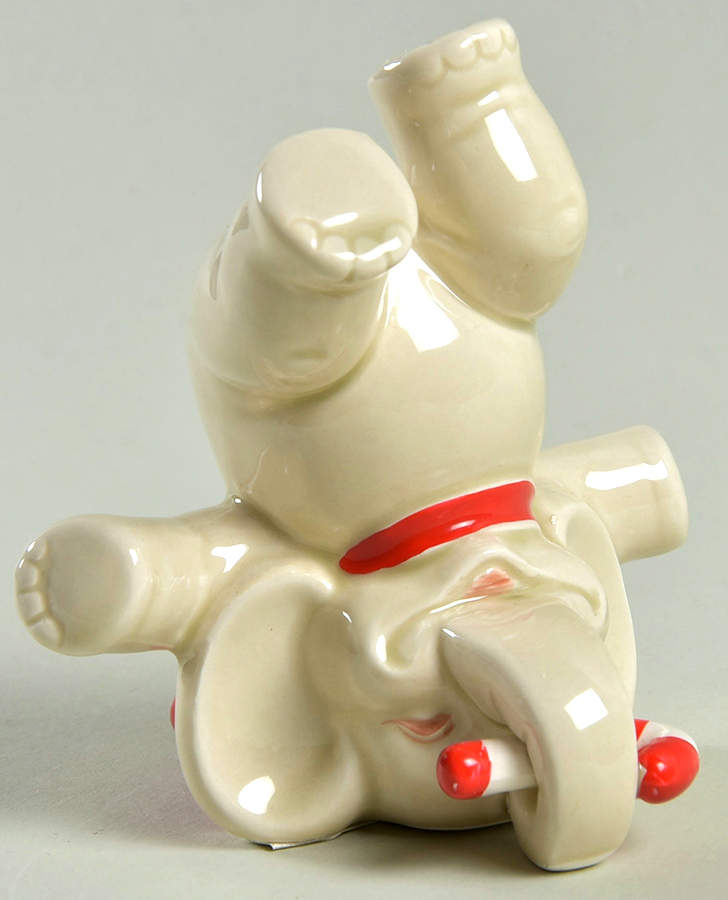 Christmas Elephant Elephant Tumbler Figurine Head Down by Fitz & Floyd-1