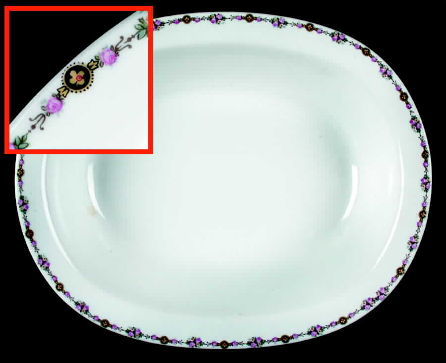 FRA31 9" Oval Vegetable Bowl by Fraureuth-1