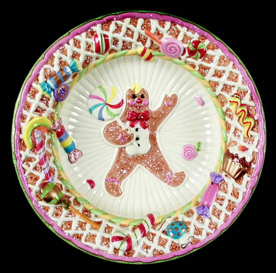 Candy Lane Express 10" Round Vegetable Bowl by Fitz & Floyd-1