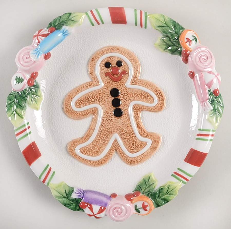 Candy Lane Express Canape Plate by Fitz & Floyd-1