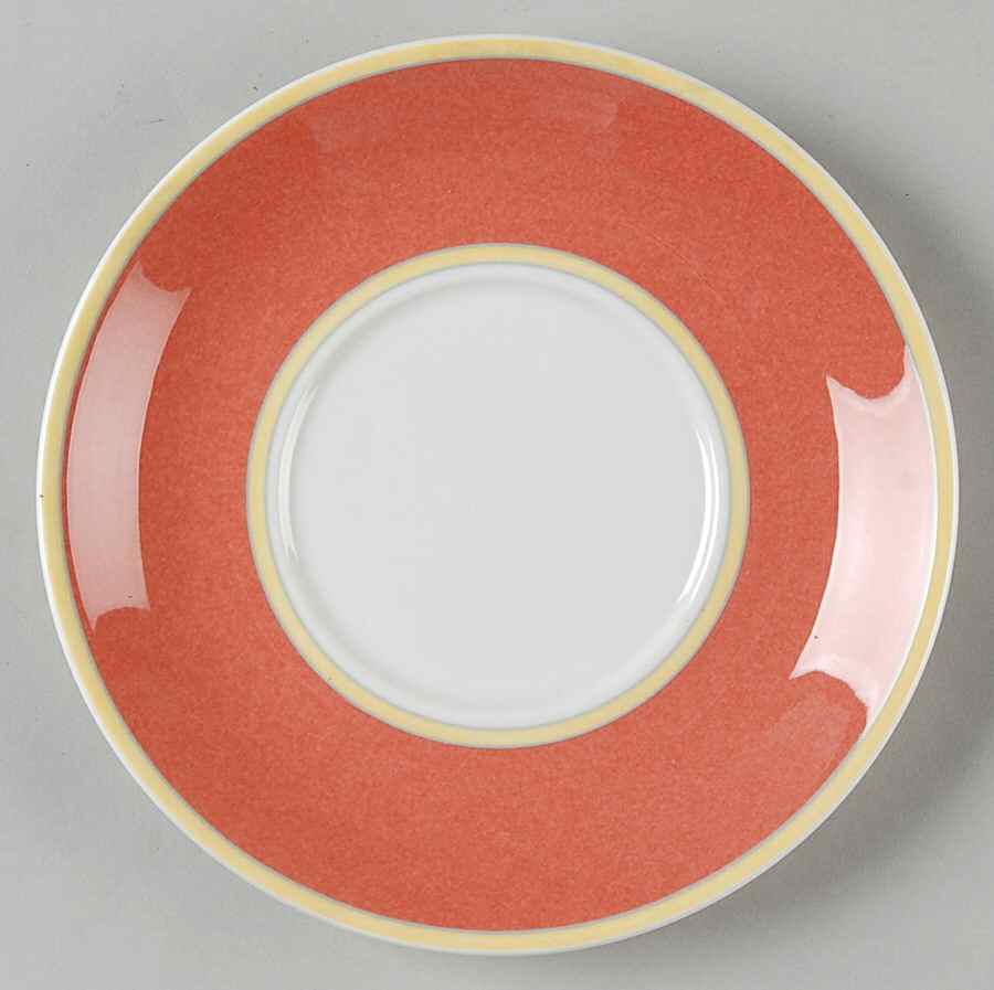 Correlations Terra Cotta Saucer by Fitz & Floyd-1