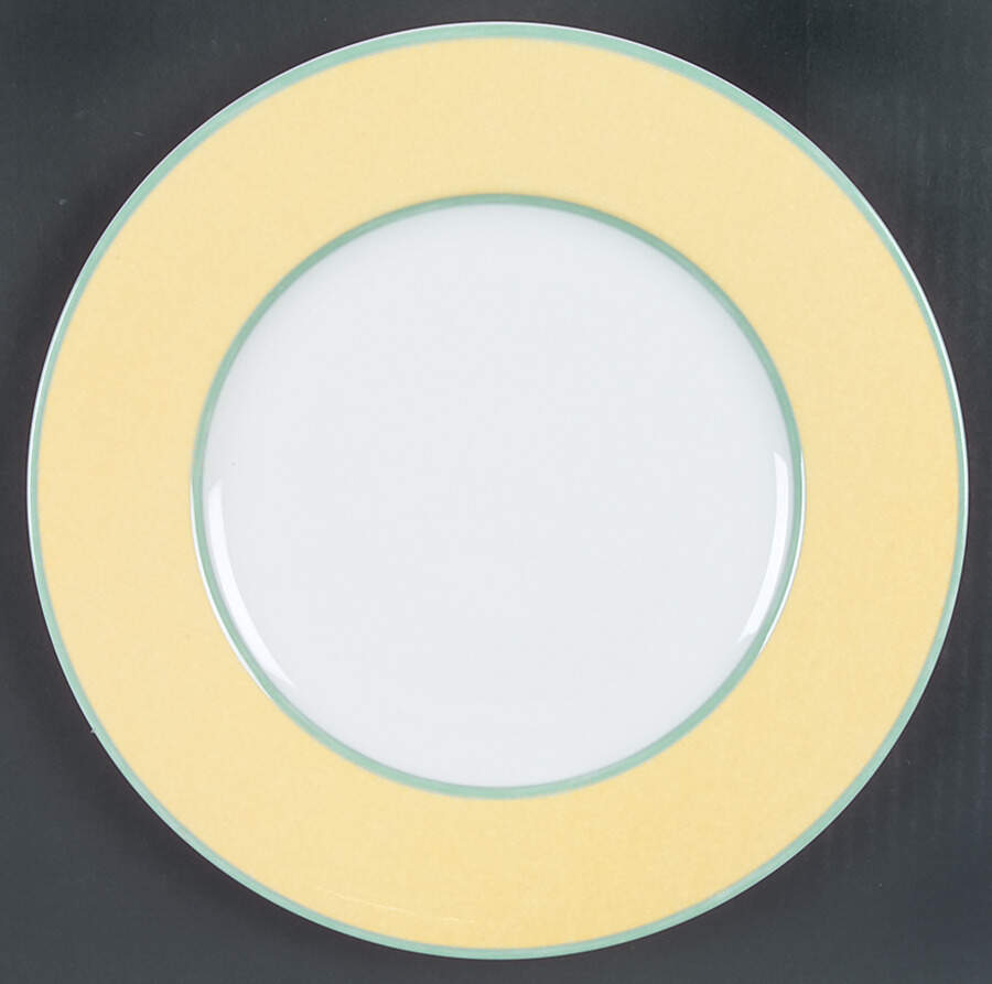 Correlations Yellow Dinner Plate by Fitz and Floyd-1