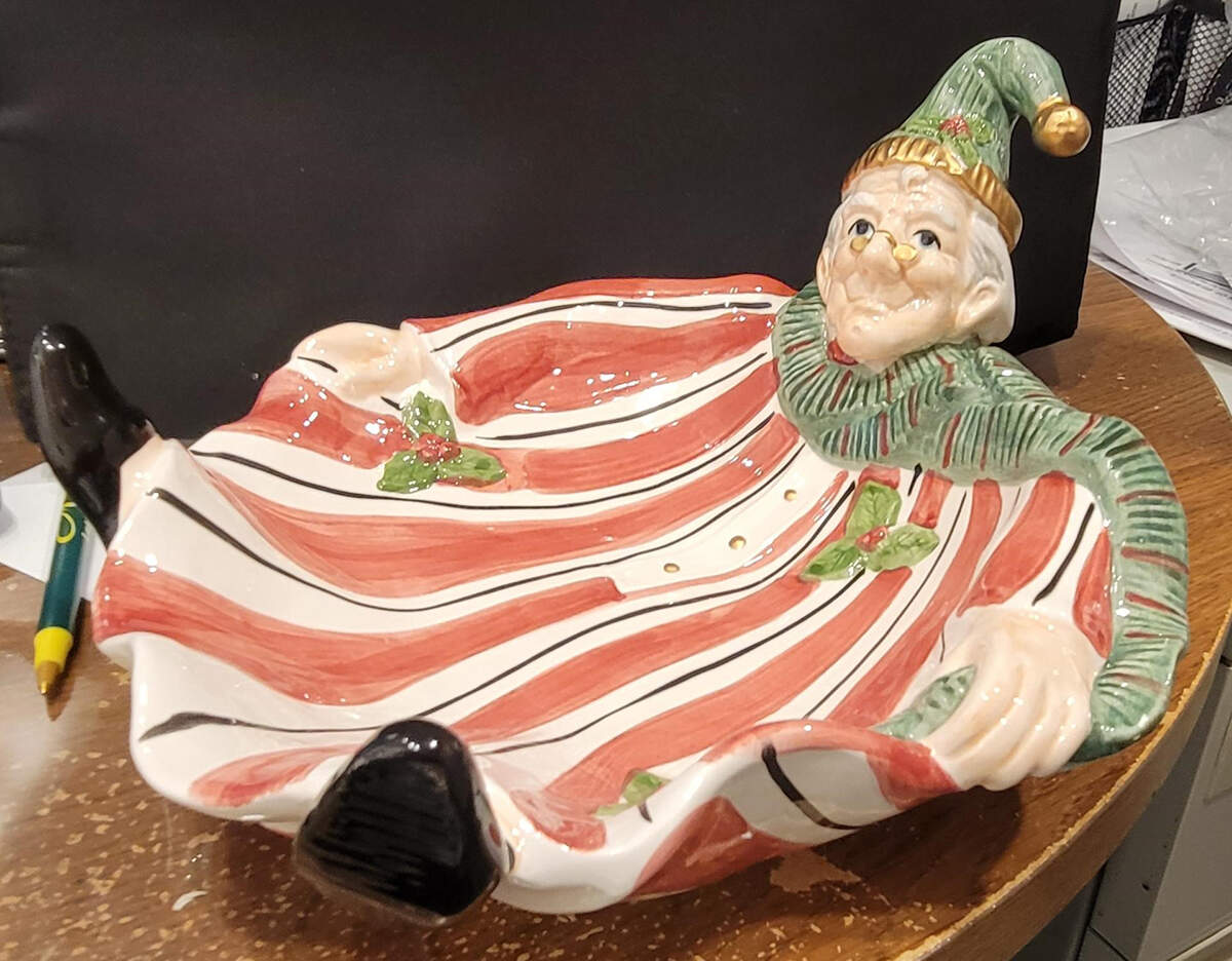 Christmas Carol Figural Server by Fitz & Floyd-1