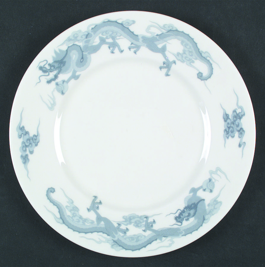 Dragon Blue Salad Plate by Tiffany-1