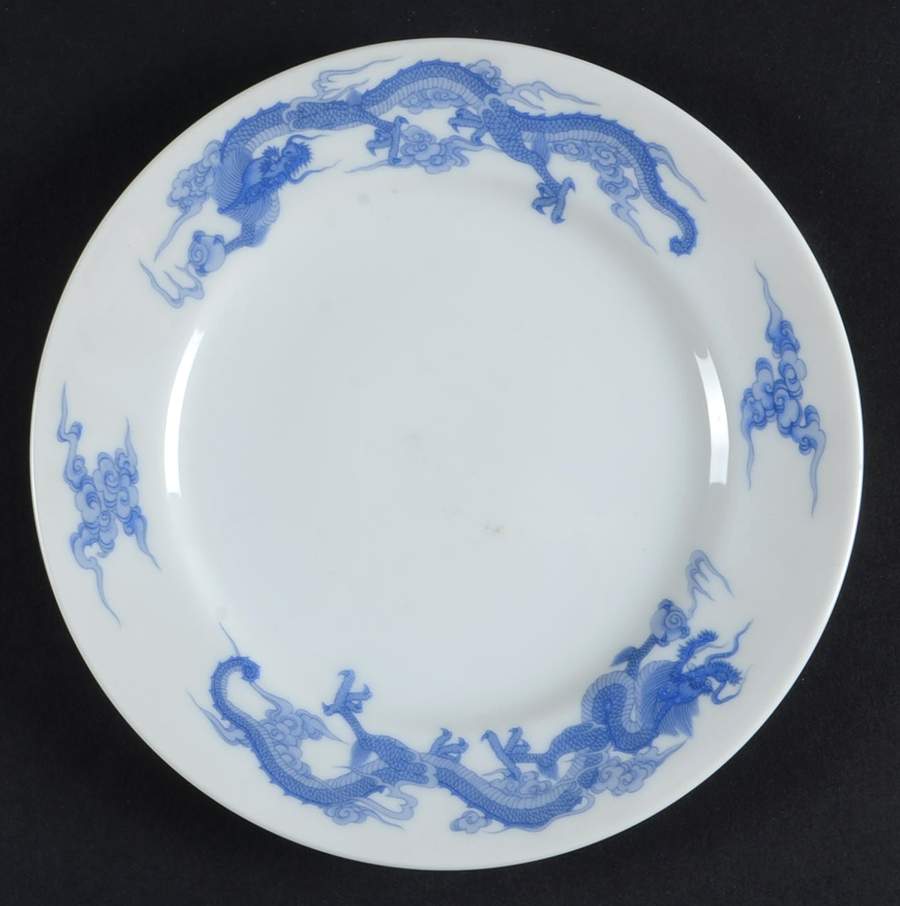 Dragon Blue Bread & Butter Plate by Tiffany-1