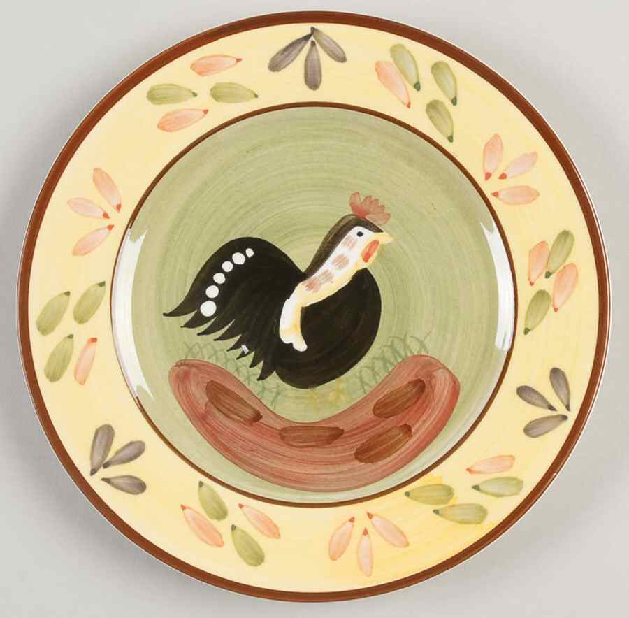 Indiana Rooster Salad Plate by Farberware-1