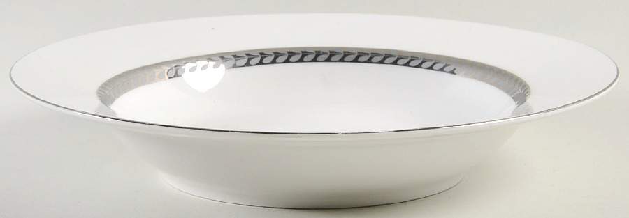 Imperial Platinum Rim Soup Bowl by Farberware-1